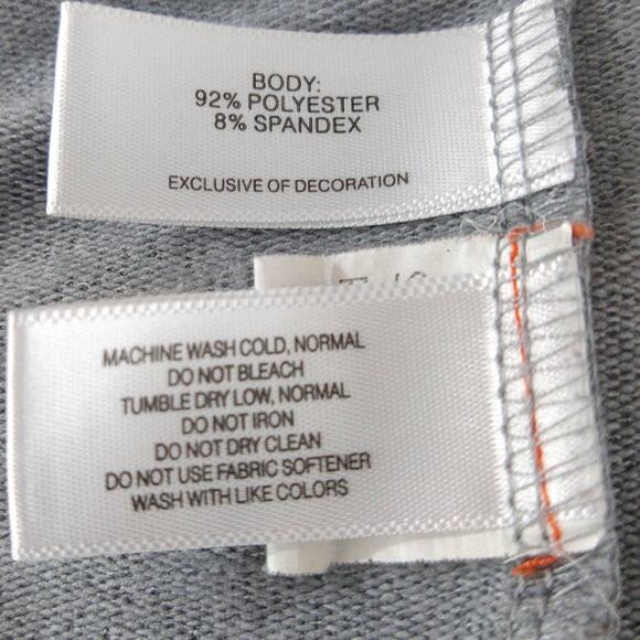 C-BUK Men's 1/4 Zip Jacket Size Large Gray Orange Reese's Thins Logo - Picture 8 of 10